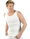 Medima Unterwäsche Unterhemd Tank Top ärmellos (Angora und Baumwolle) weiss Herren (Gr. XL-XXL)